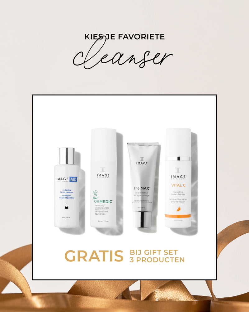Image skincare Giftset Power of giving 4 producten (dagcreme gratis)