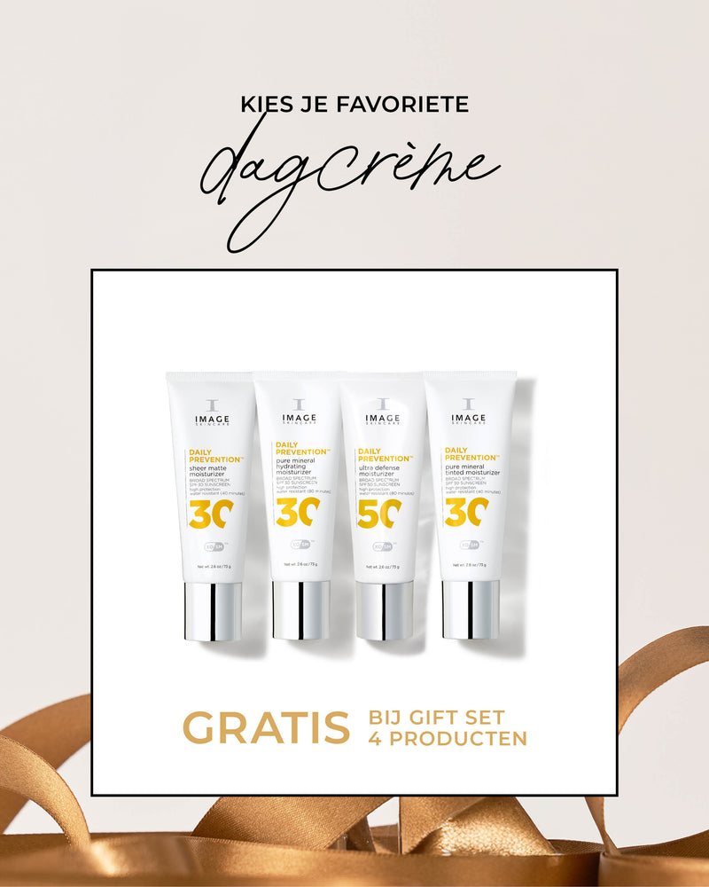 Image skincare Giftset Power of giving 4 producten (dagcreme gratis)