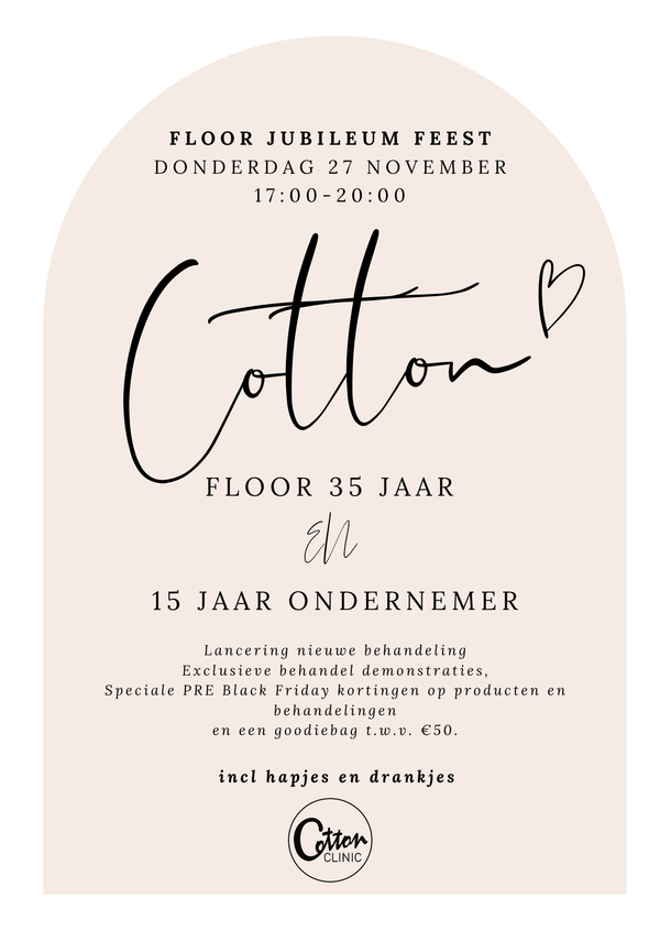 Ticket Jubileum Floor 27 november 17:00-20:00