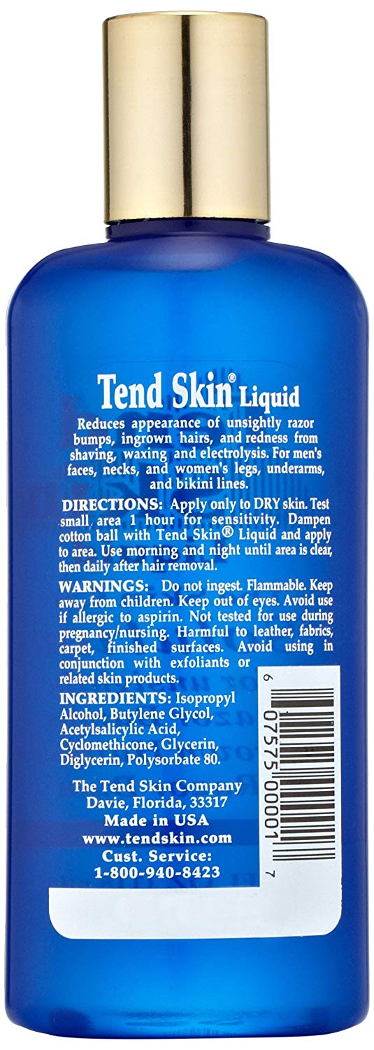 Tend Skin lotion tegen ingegroeide haren op benen
